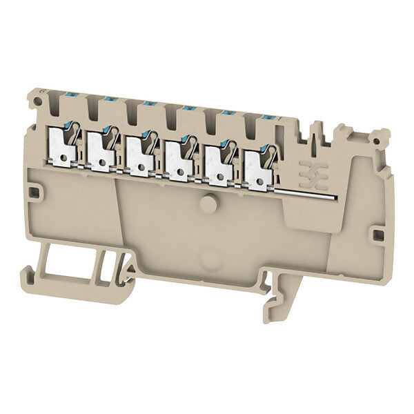 Weidmüller Verteiler-Reihenklemmen 1,5qmm, dunkelbeige AAP11 1.5 LI BL